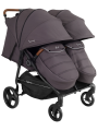 Коляска прогулочная для двойни Rant Twinny RA151 Moon grey. Цвет: Темно-серый