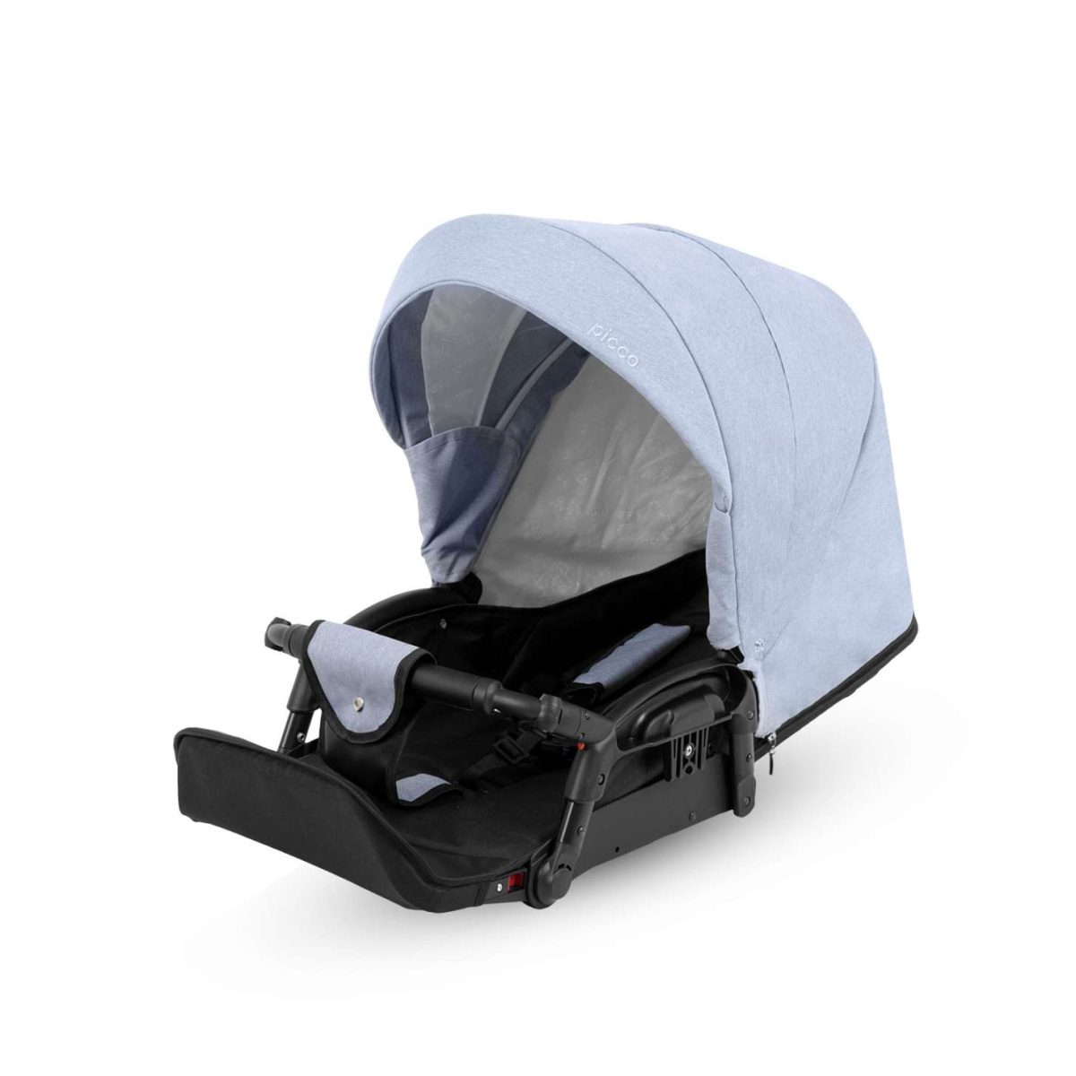 Коляска Camarelo Picco 2 в 1 голубой меланж