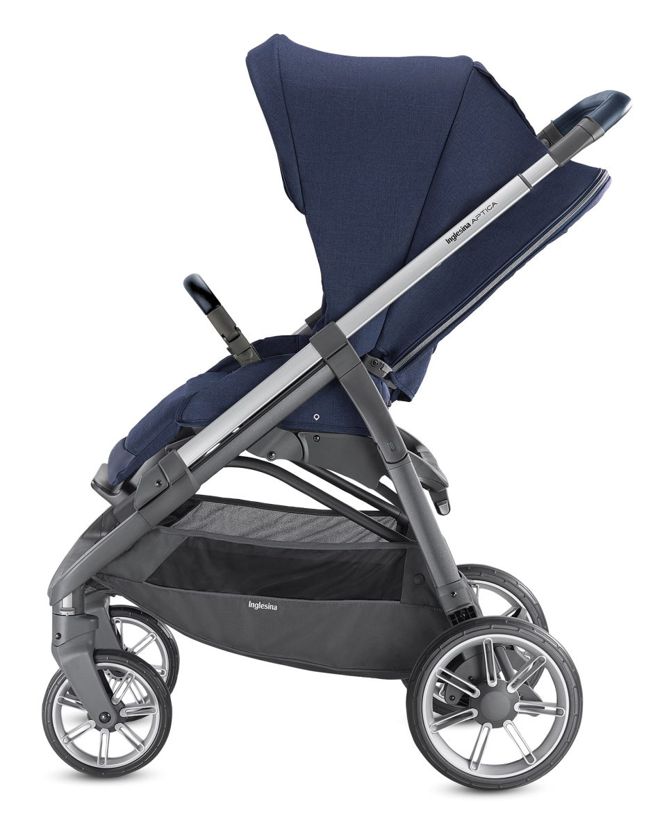 Коляска 3 в 1 Inglesina Aptica  с подставкой под люльку Stand Up,  Portland Blue