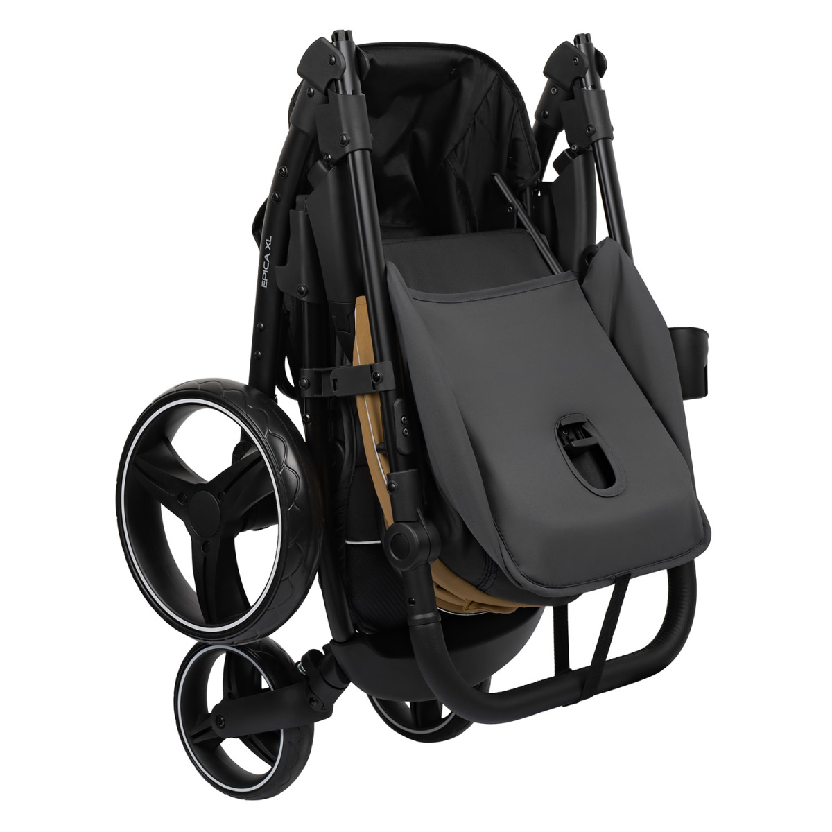 Коляска прогулочная Indigo EPICA XL бежевый-серый