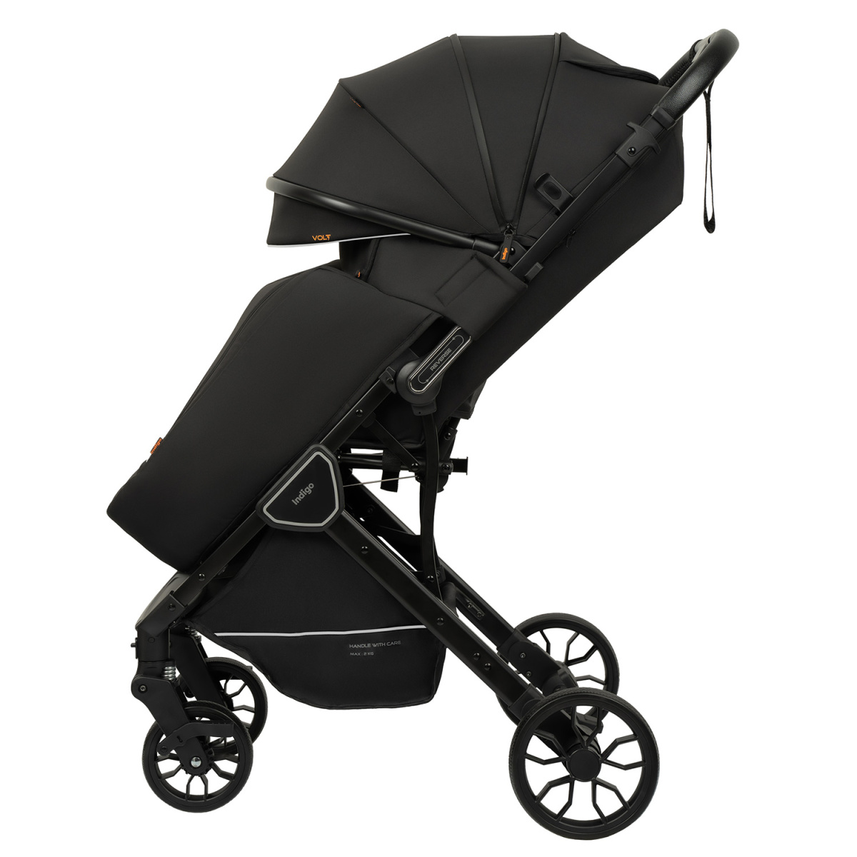 Коляска прогулочная Indigo VOLT черный