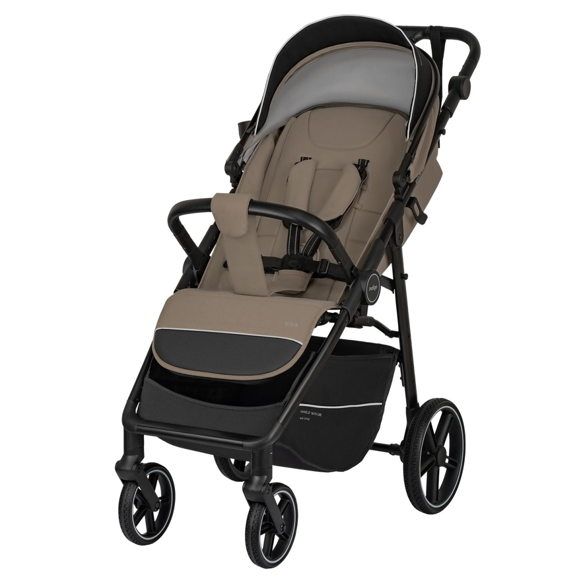 Коляска прогулочная Indigo ERA бежевый