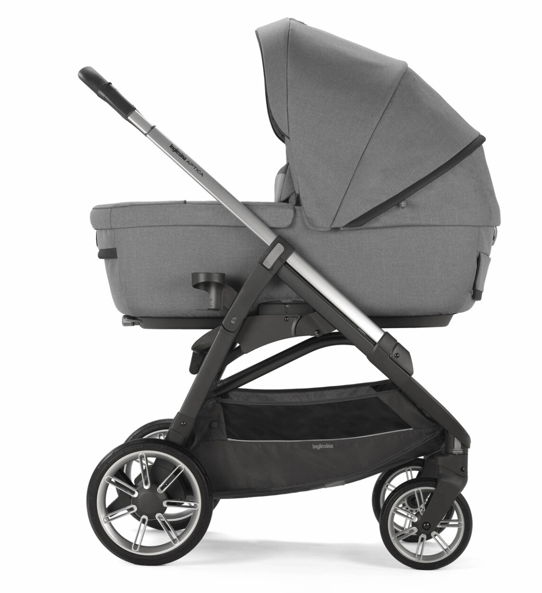 Коляска 3 в 1 Inglesina Aptica  с подставкой под люльку Stand Up, Kensington Grey