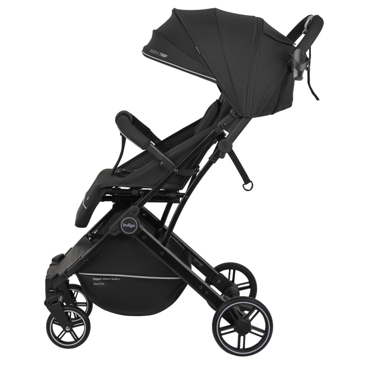 Коляска прогулочная Indigo TRIP черный