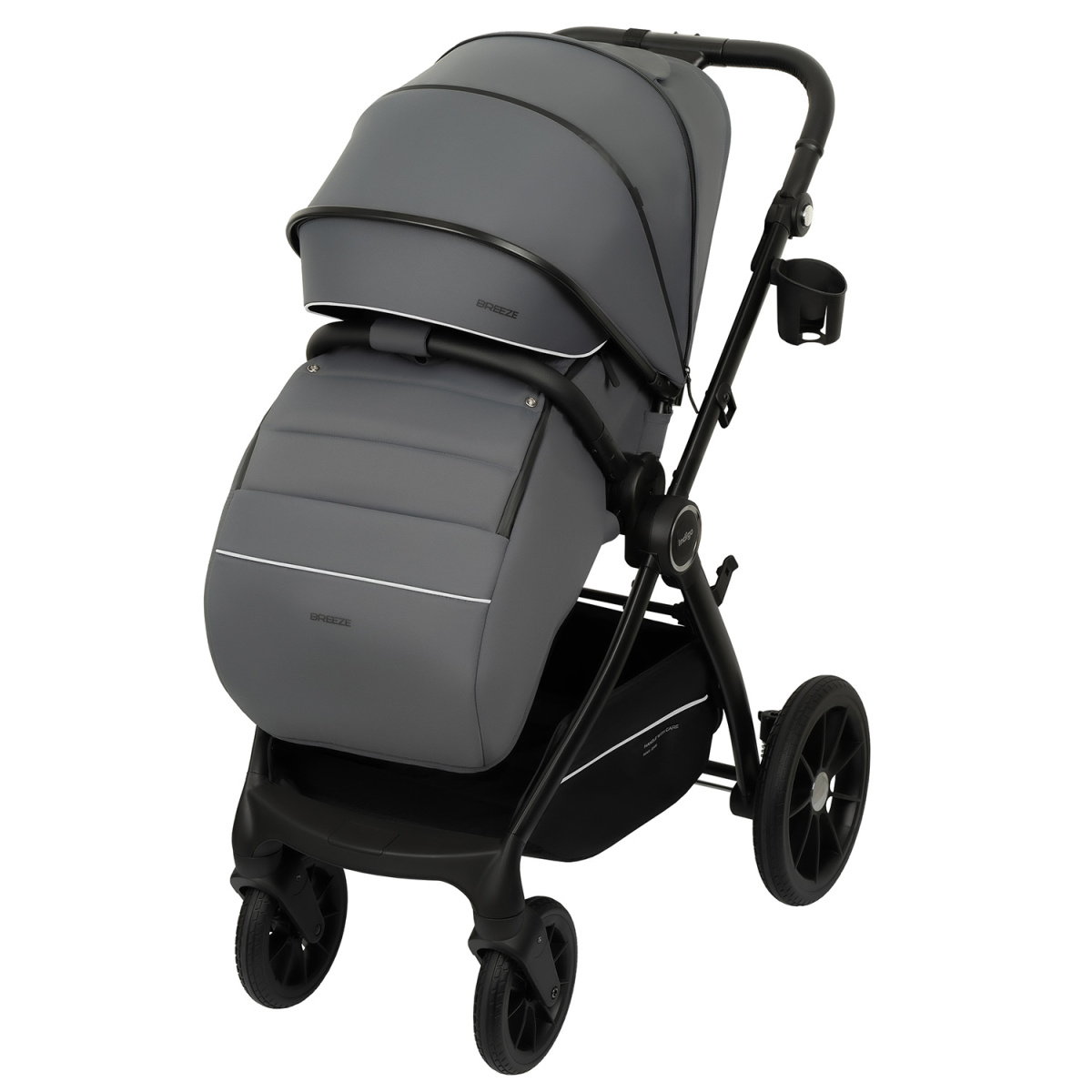 Коляска прогулочная Indigo BREEZE серый