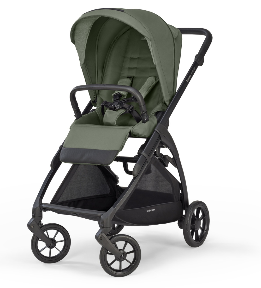 Коляска 2 в 1 Inglesina Electa с подставкой под люльку Stand Up, Tribeca Green