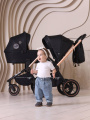 Коляска 2 в 1 MOWBaby ZOOM PU RA086 Gold Black