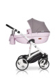 Коляска 2 в 1 Riko Basic Aicon 05 серо-розовый