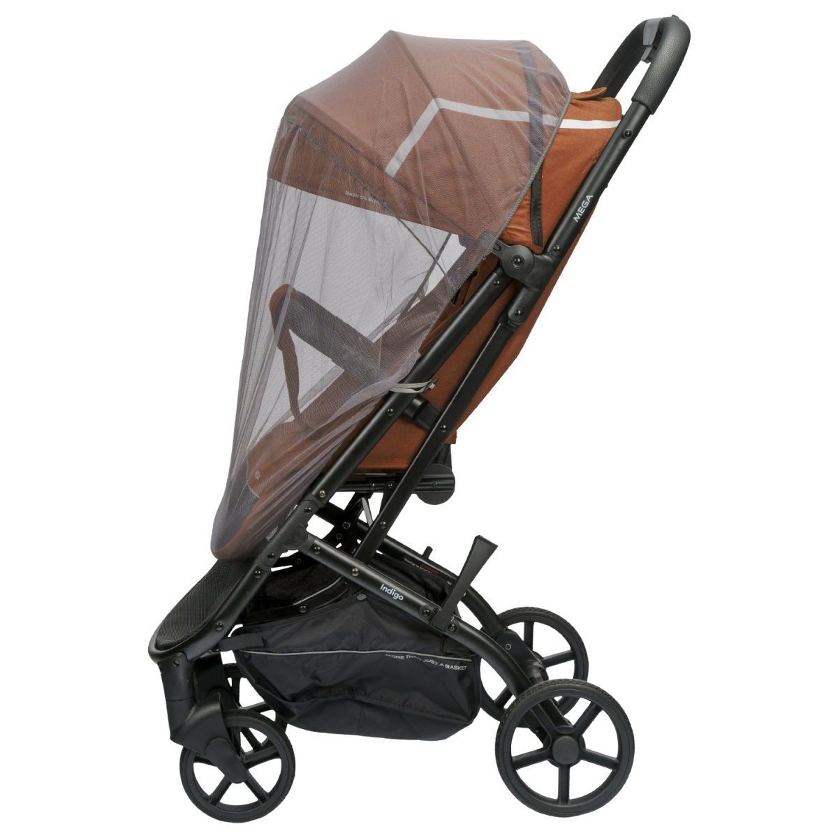 Коляска прогулочная Indigo MEGA терракот