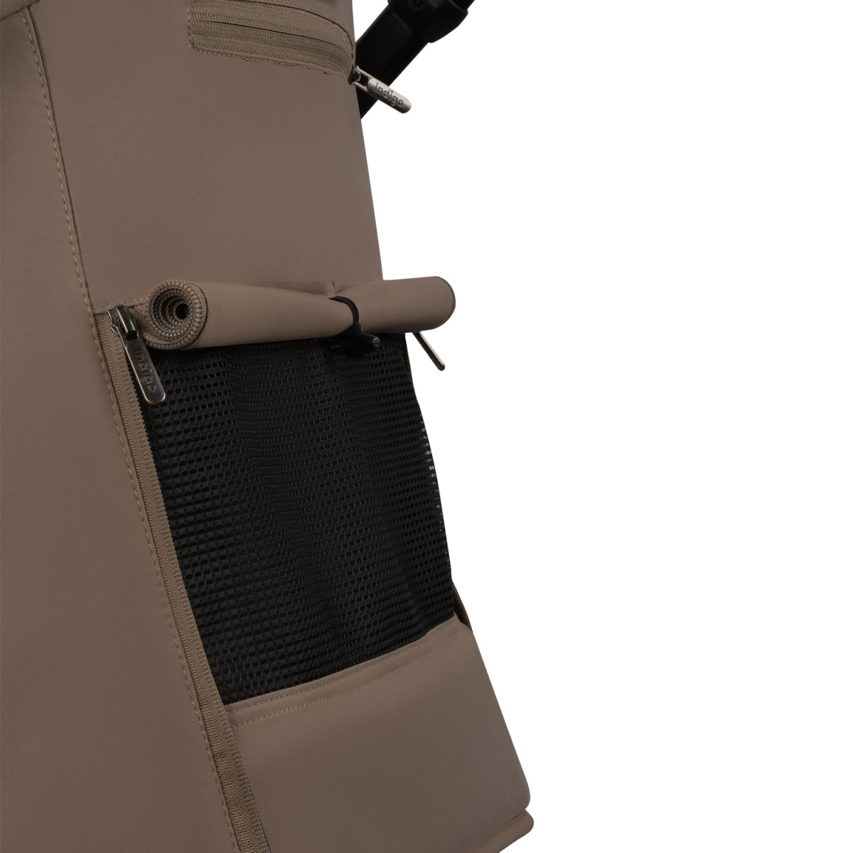 Коляска прогулочная Indigo Delta+ темно-бежевый