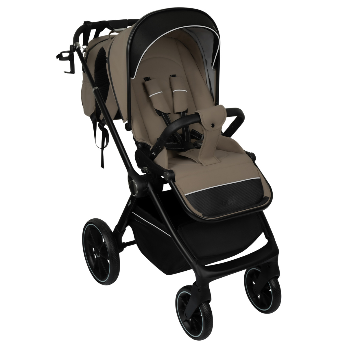 Коляска прогулочная Indigo GLOSS бежевый