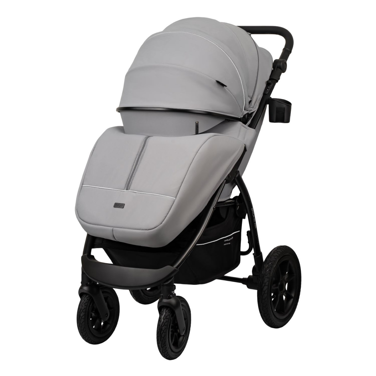 Коляска прогулочная Indigo EPICA XL AIR с сумкой светло-серый