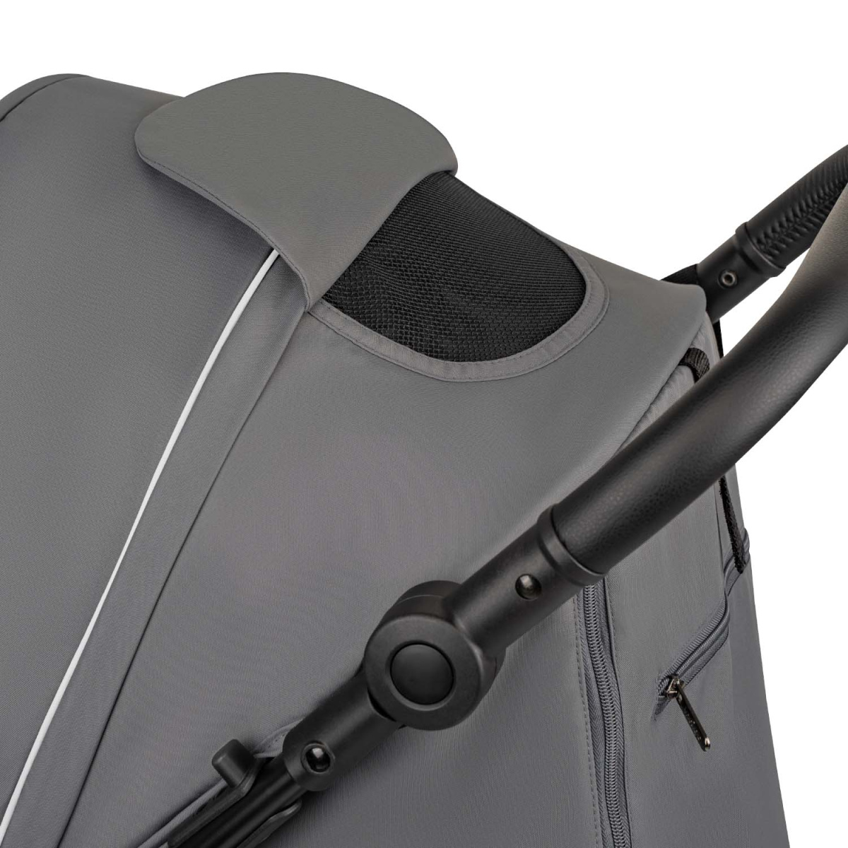 Коляска прогулочная Indigo EPICA XL AIR с сумкой темно-серый