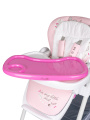 Стульчик для кормления Sevillababy Zoo Pink, розовый, зайчик