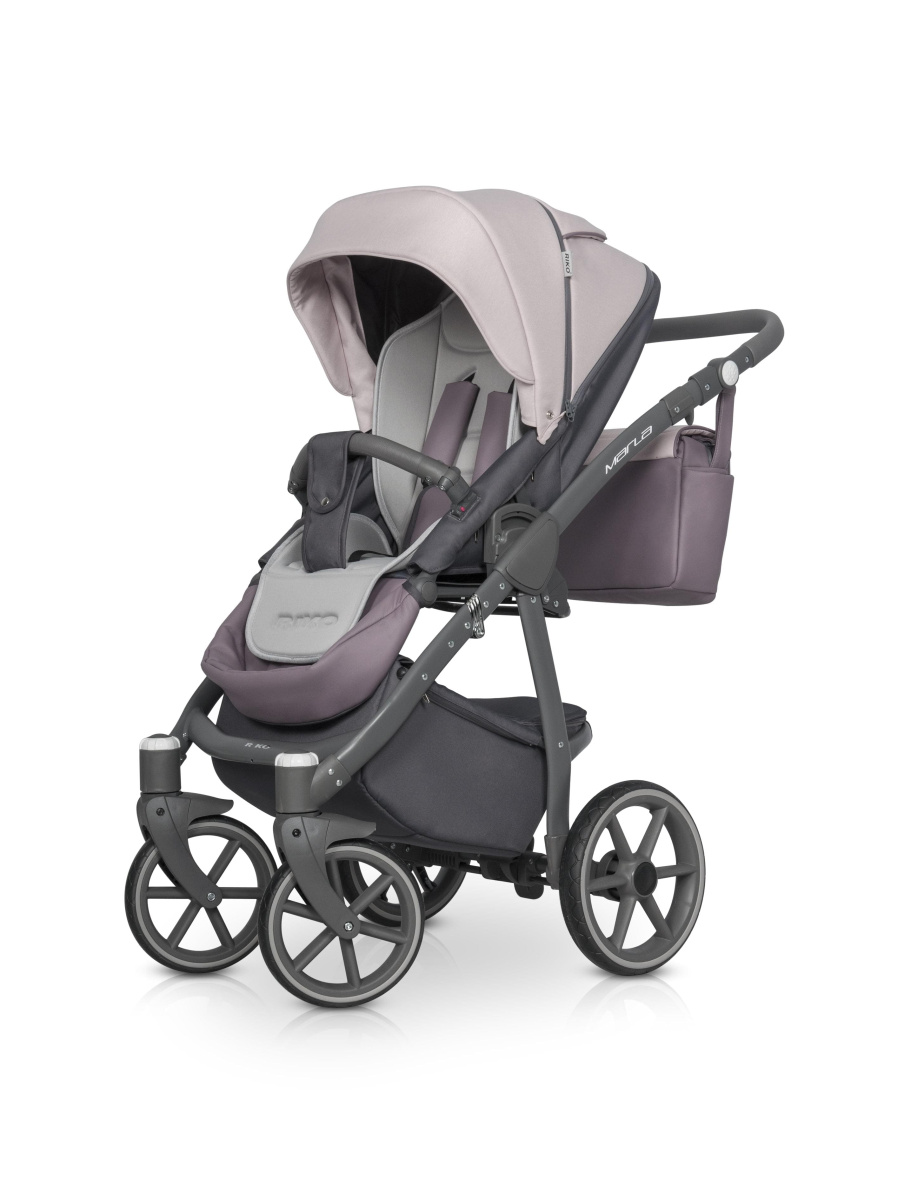 Коляска 3 в 1 Riko Marla 04 фиолетовый