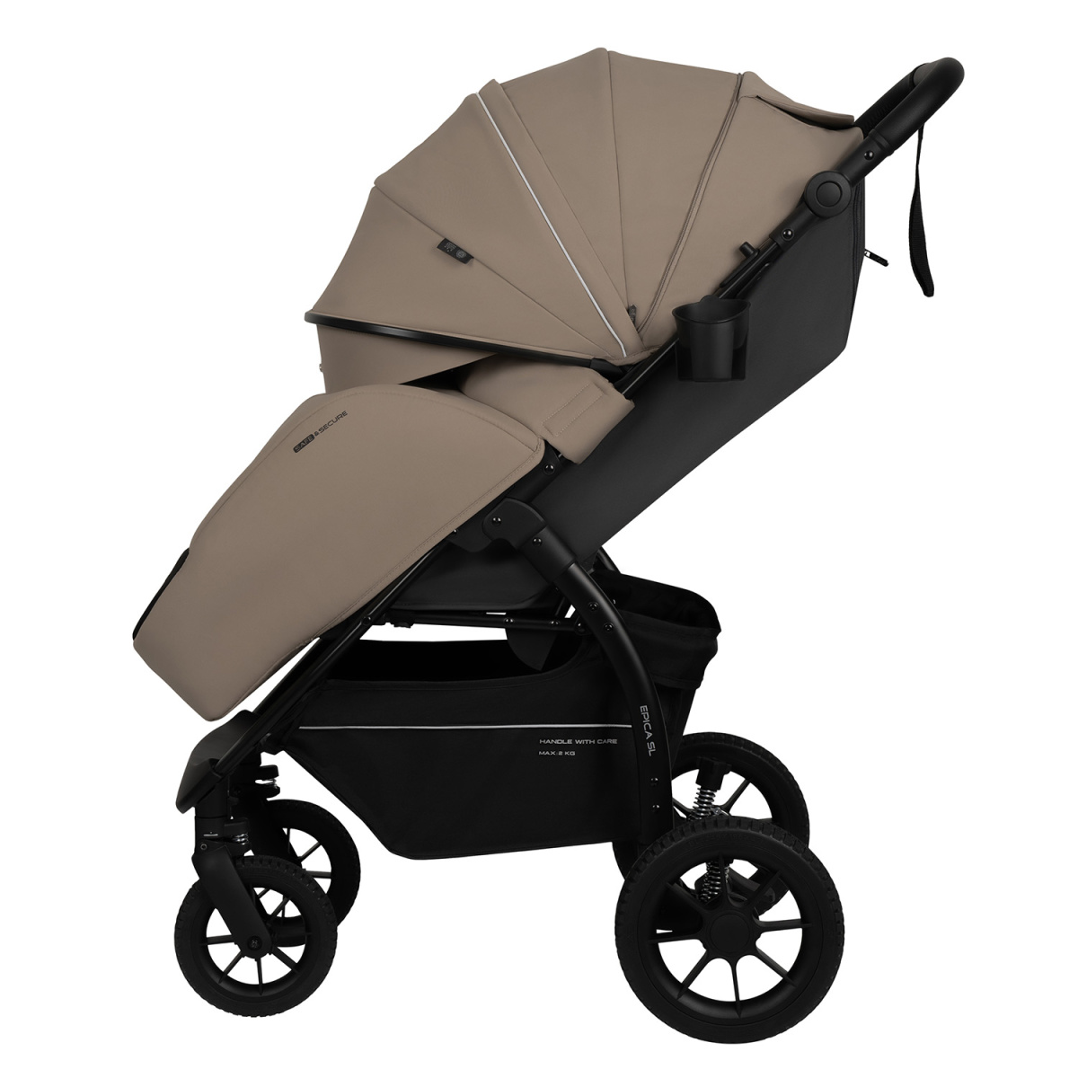 Коляска прогулочная Indigo EPICA SL, бежевый