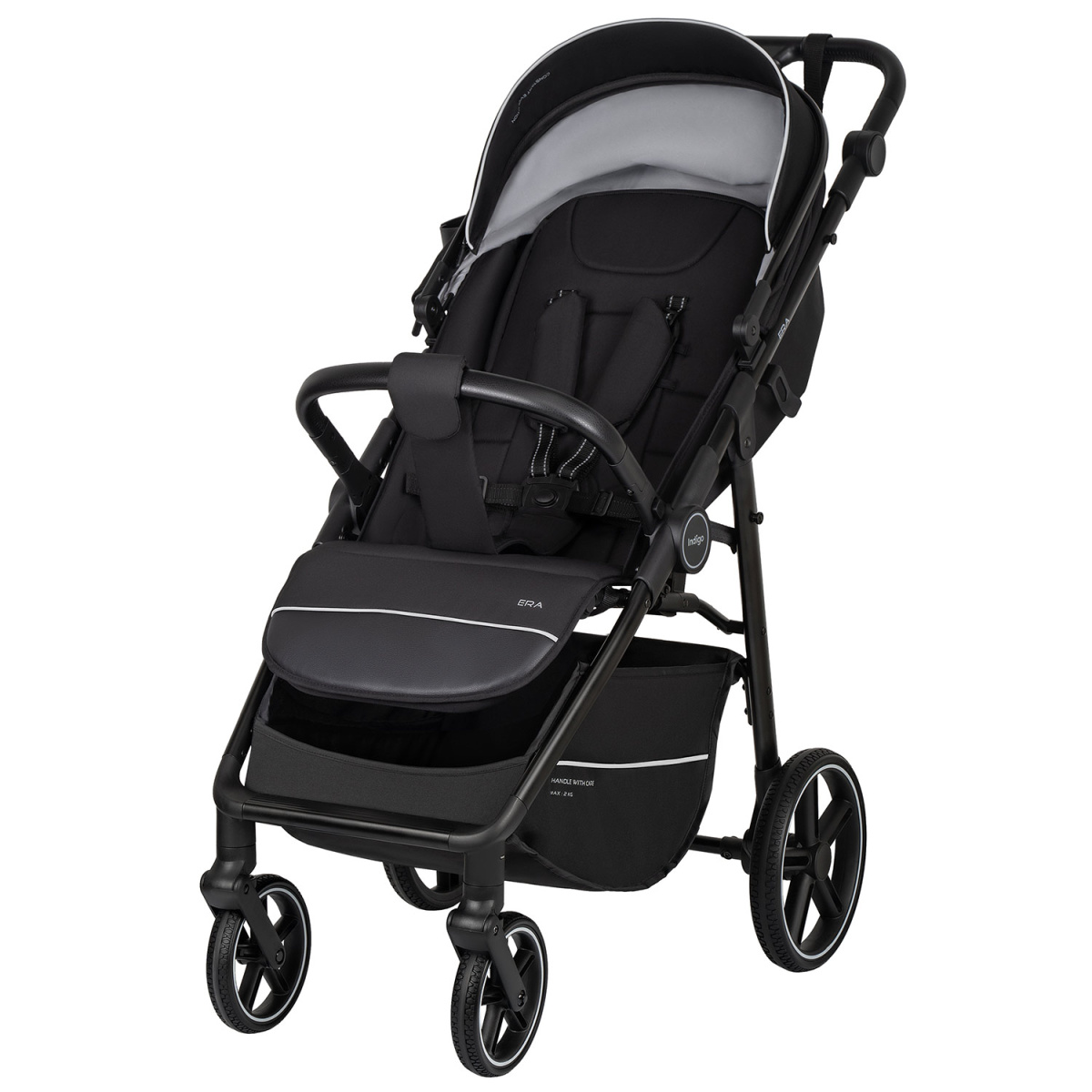 Коляска прогулочная Indigo ERA черный