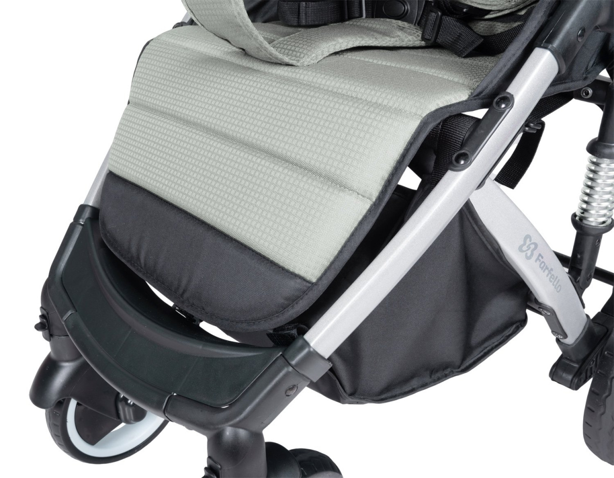 Коляска детская прогулочная Farfello Bino Angel Plus (Steel Gray Стальной серый)