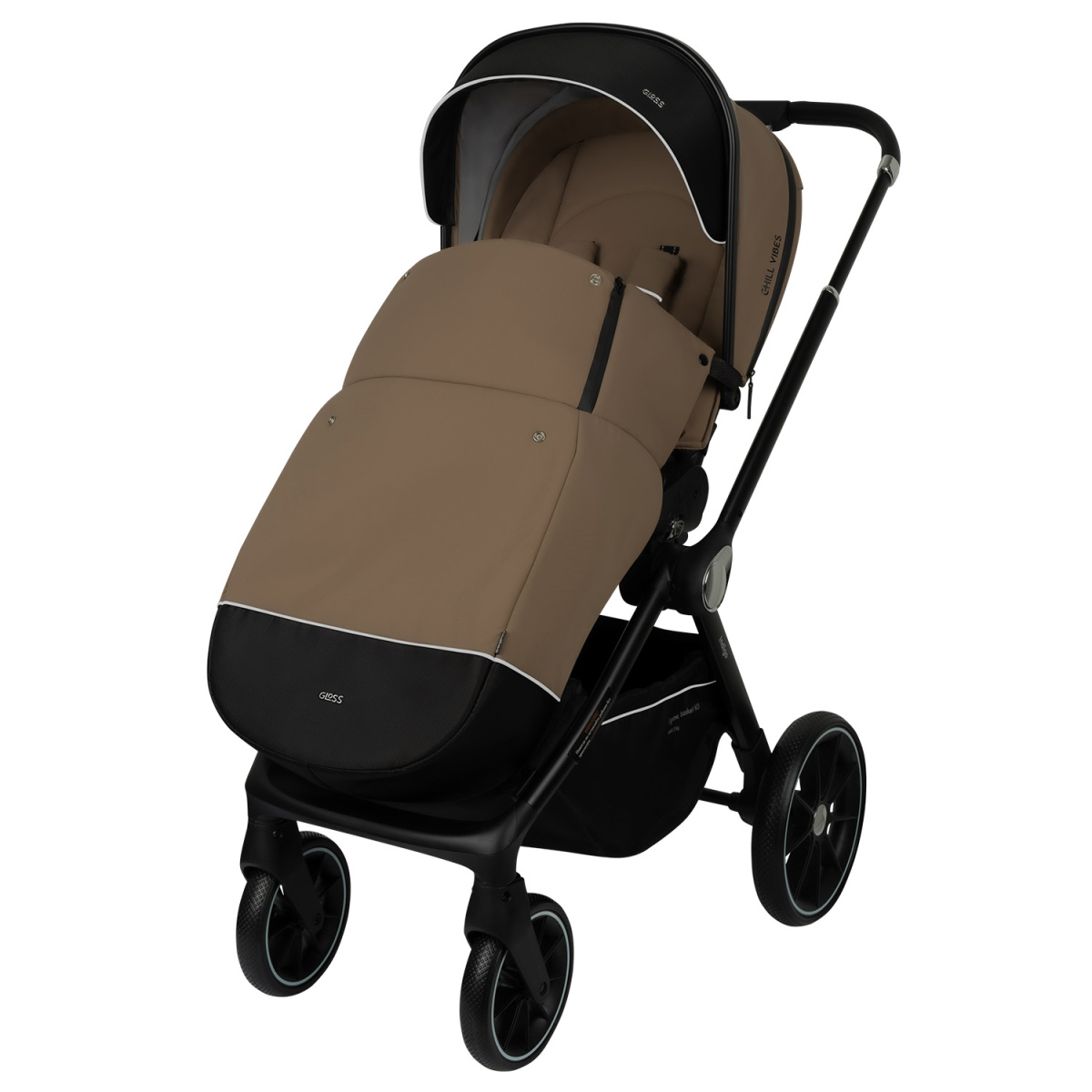 Коляска прогулочная Indigo GLOSS темно-бежевый