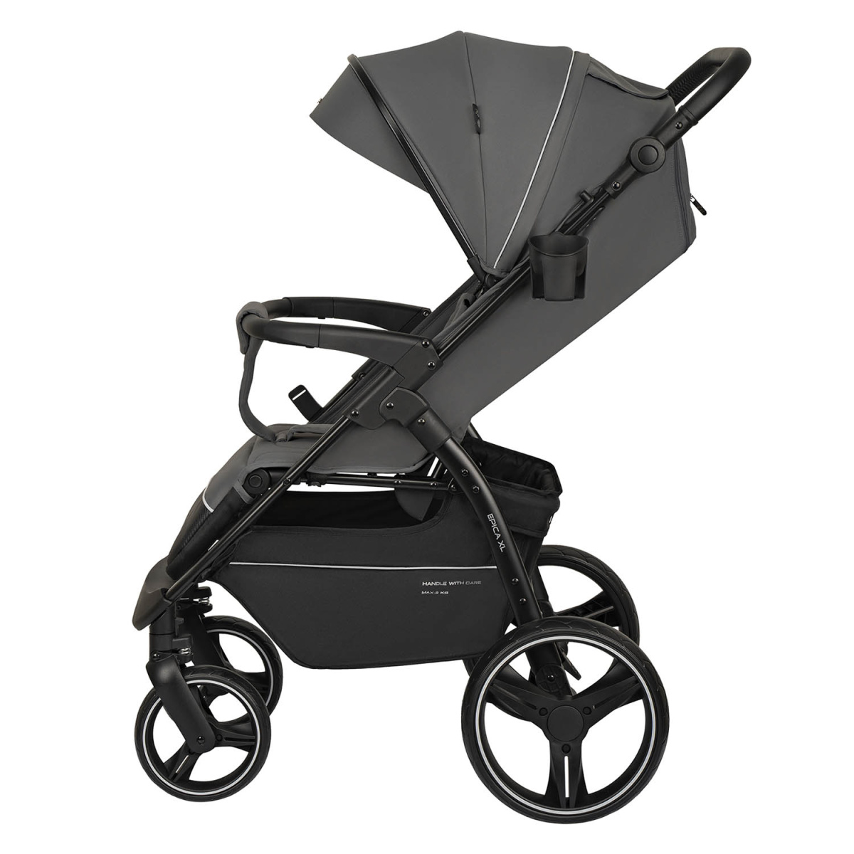 Коляска прогулочная Indigo EPICA XL темно-серый