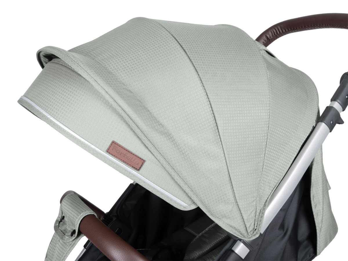 Коляска детская прогулочная Farfello Bino Angel Plus (Steel Gray Стальной серый)