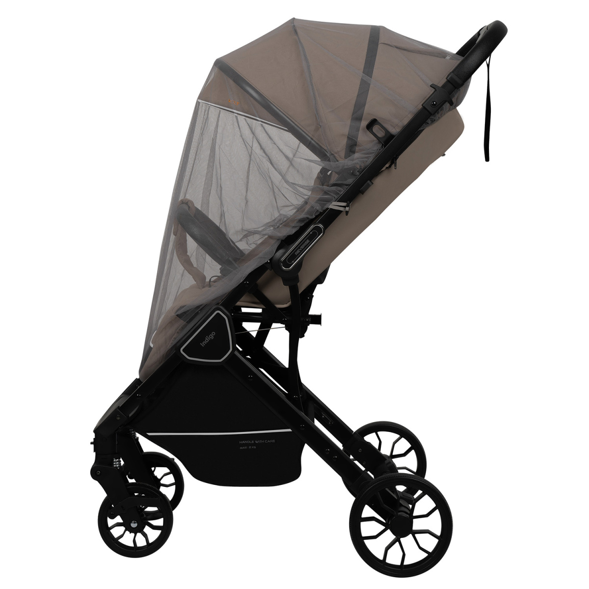 Коляска прогулочная Indigo VOLT бежевый