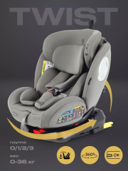 Автокресло Rant Basic Twist Next isofix группа 0+/1/2/3 (0-36 кг) Olive