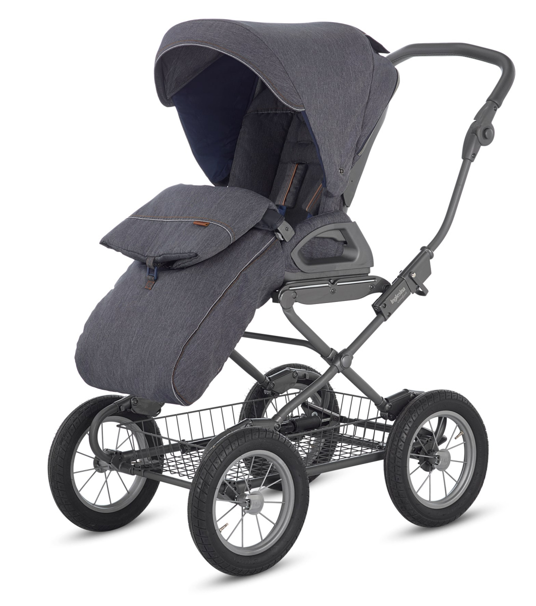 Коляска 2 в 1 Inglesina Sofia с подставкой под люльку Stand Up, Village Denim