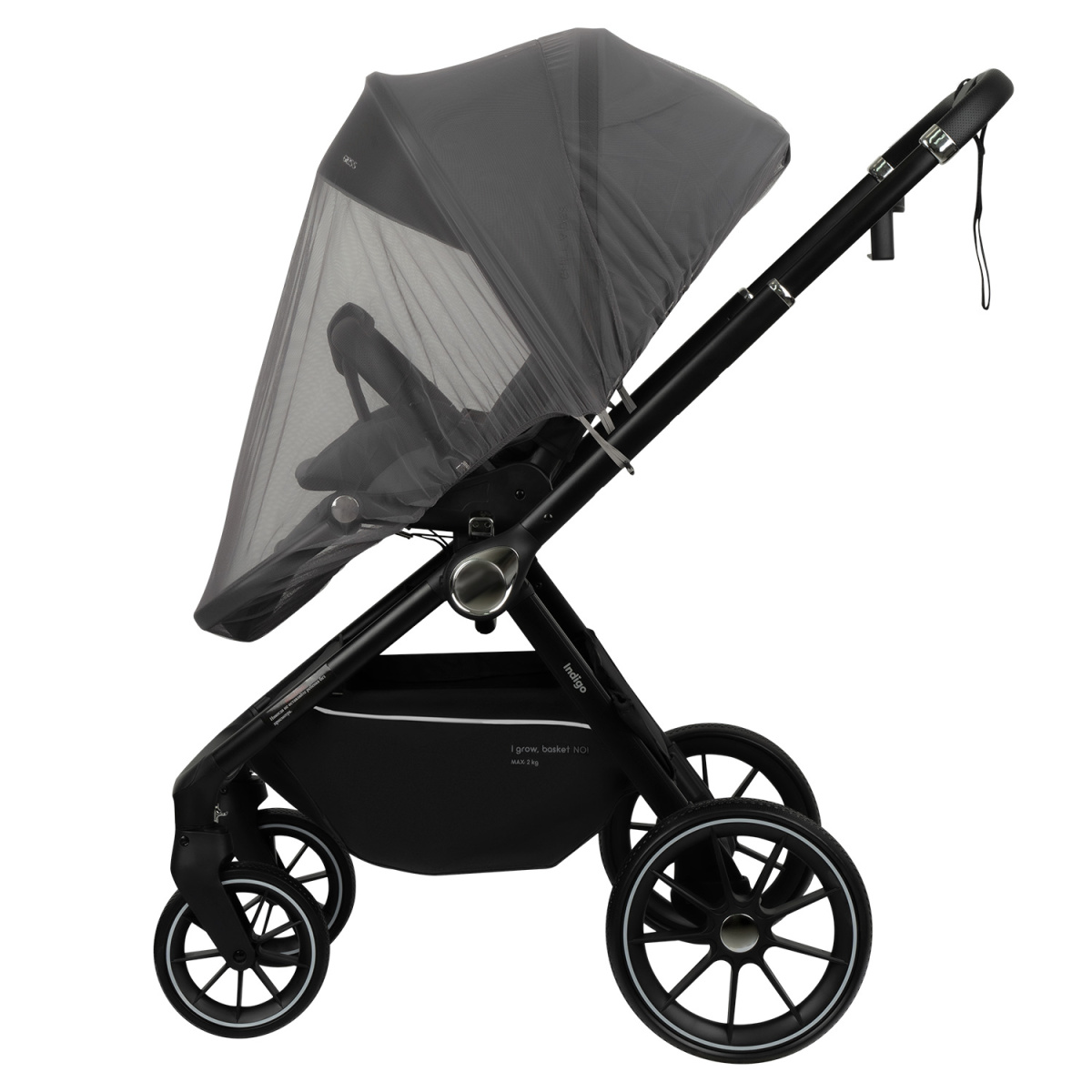 Коляска прогулочная Indigo GLOSS темно-серый