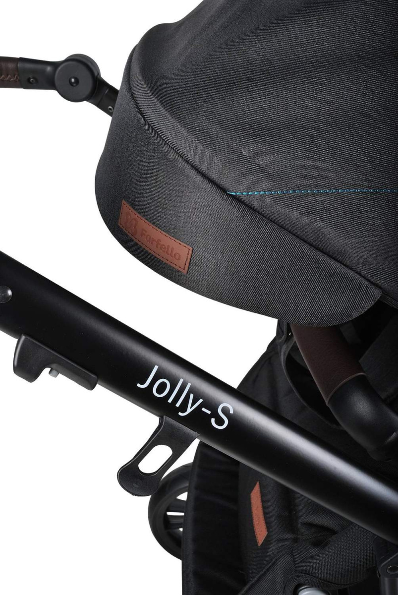 Коляска модульная 2 в 1 Farfello Jolly-S (J-88 серый)