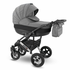 Коляска 2 в 1 Camarelo Sevilla, Темно-серый меланж