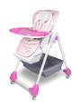 Стульчик для кормления Sevillababy Zoo Pink, розовый, зайчик