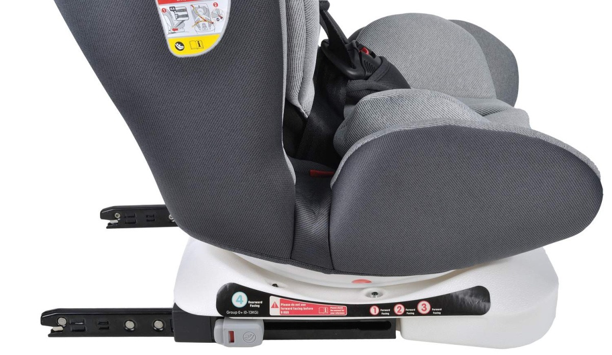 Автокресло детское Farfello CS-002 ISOFIX серый/темно-серый Gray/DK Grey