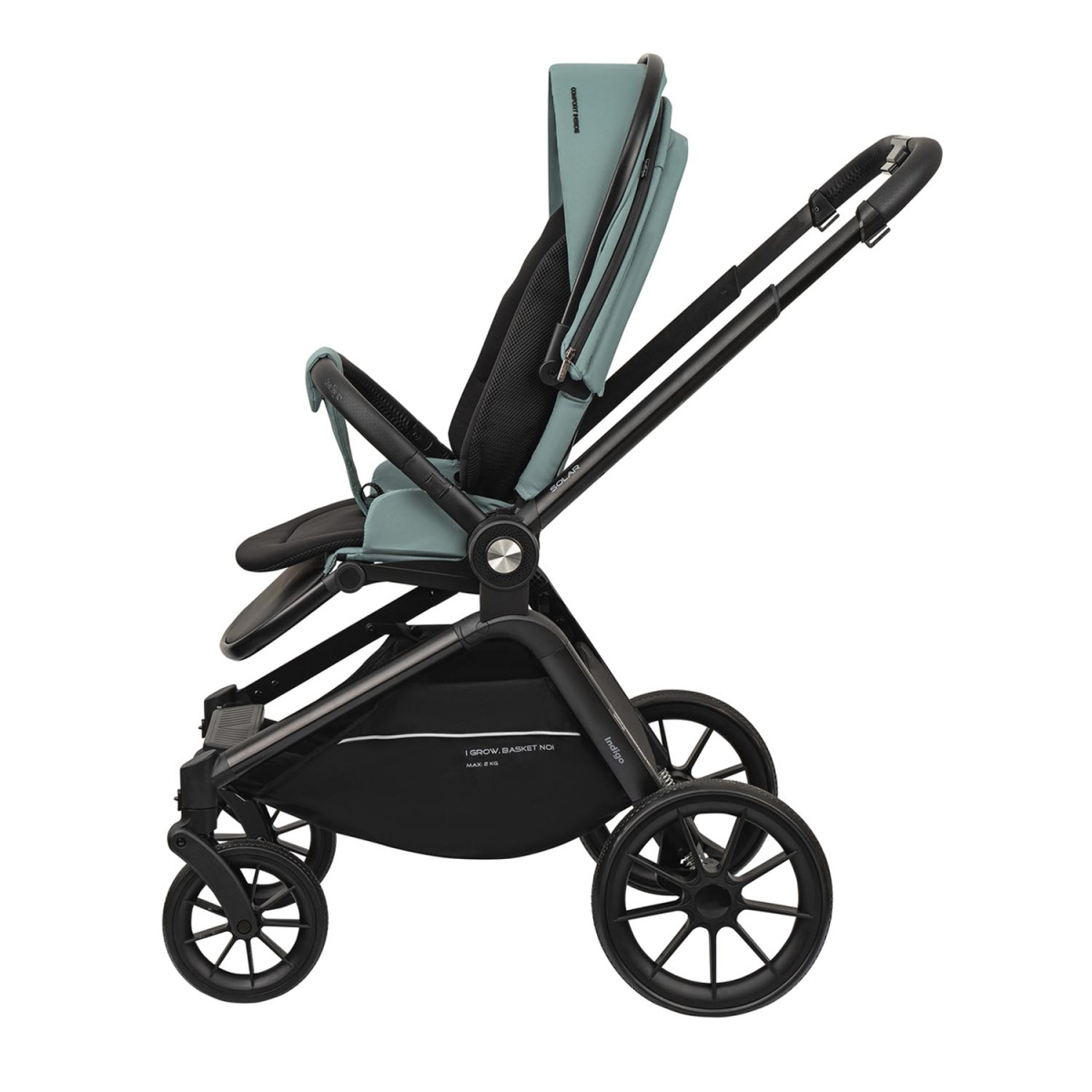 Коляска прогулочная Indigo SOLAR зелёный