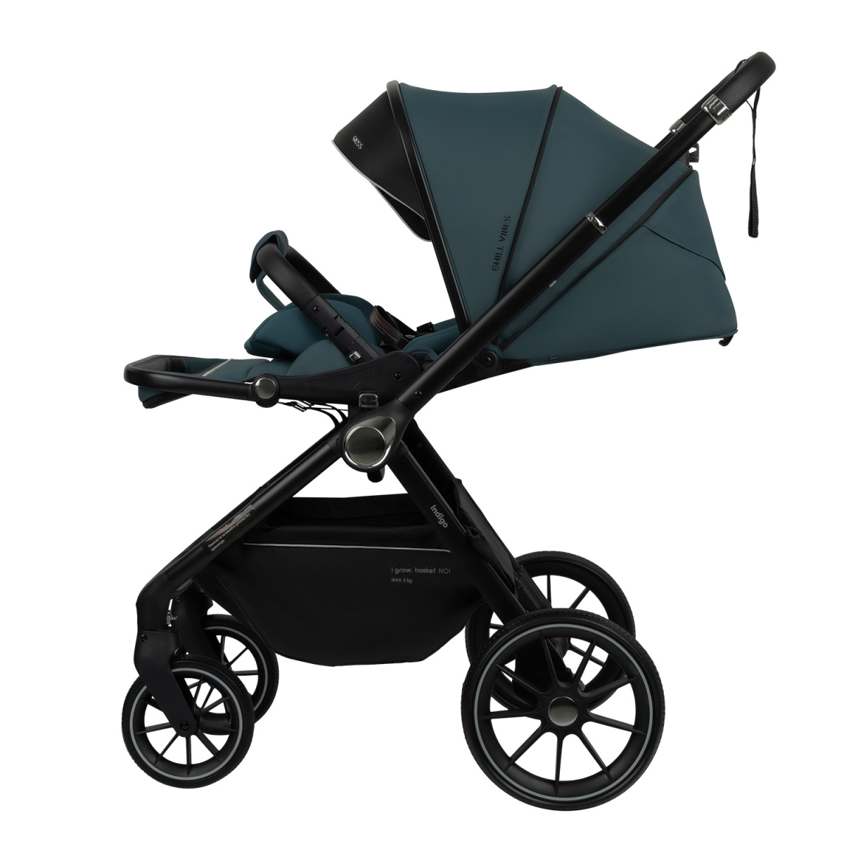 Коляска прогулочная Indigo GLOSS зелёный