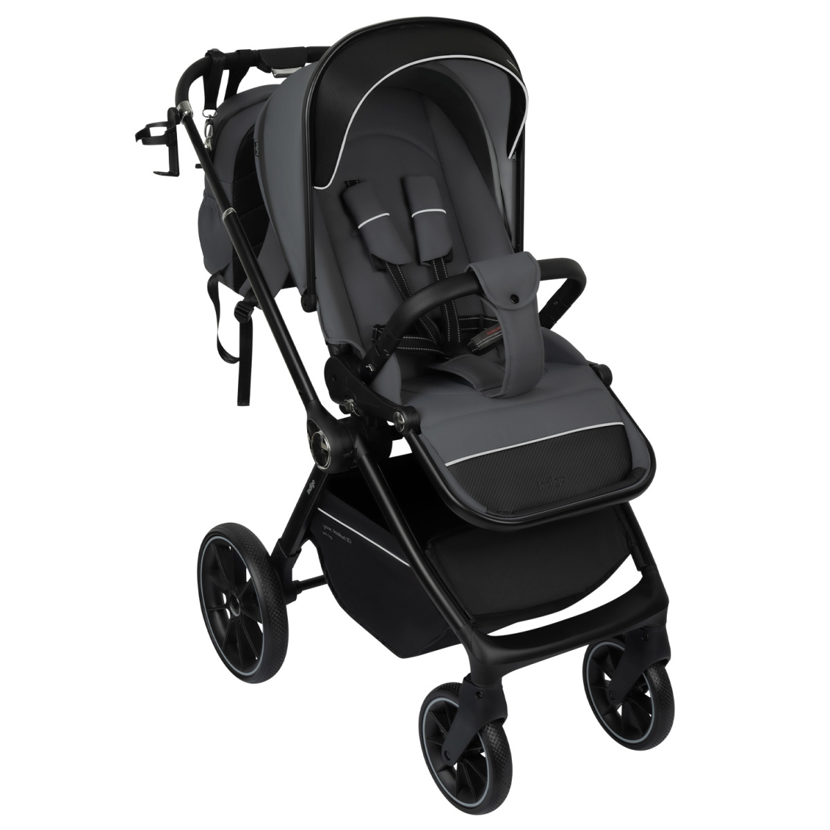 Коляска прогулочная Indigo GLOSS темно-серый