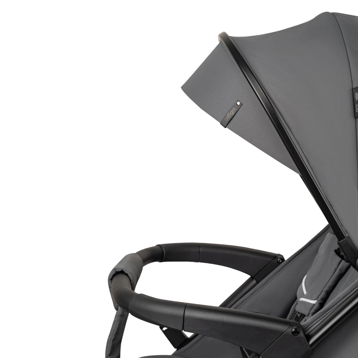 Коляска прогулочная Indigo EPICA XL AIR с сумкой темно-серый