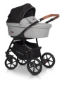 Коляска 2 в 1 Riko Basic Bella Lux 02 серый
