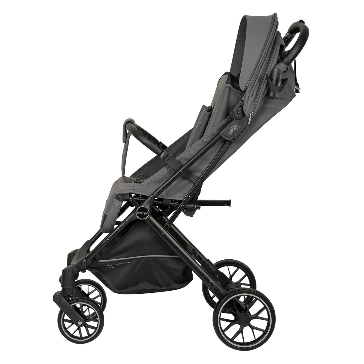 Коляска прогулочная Indigo SKIP темно-серый