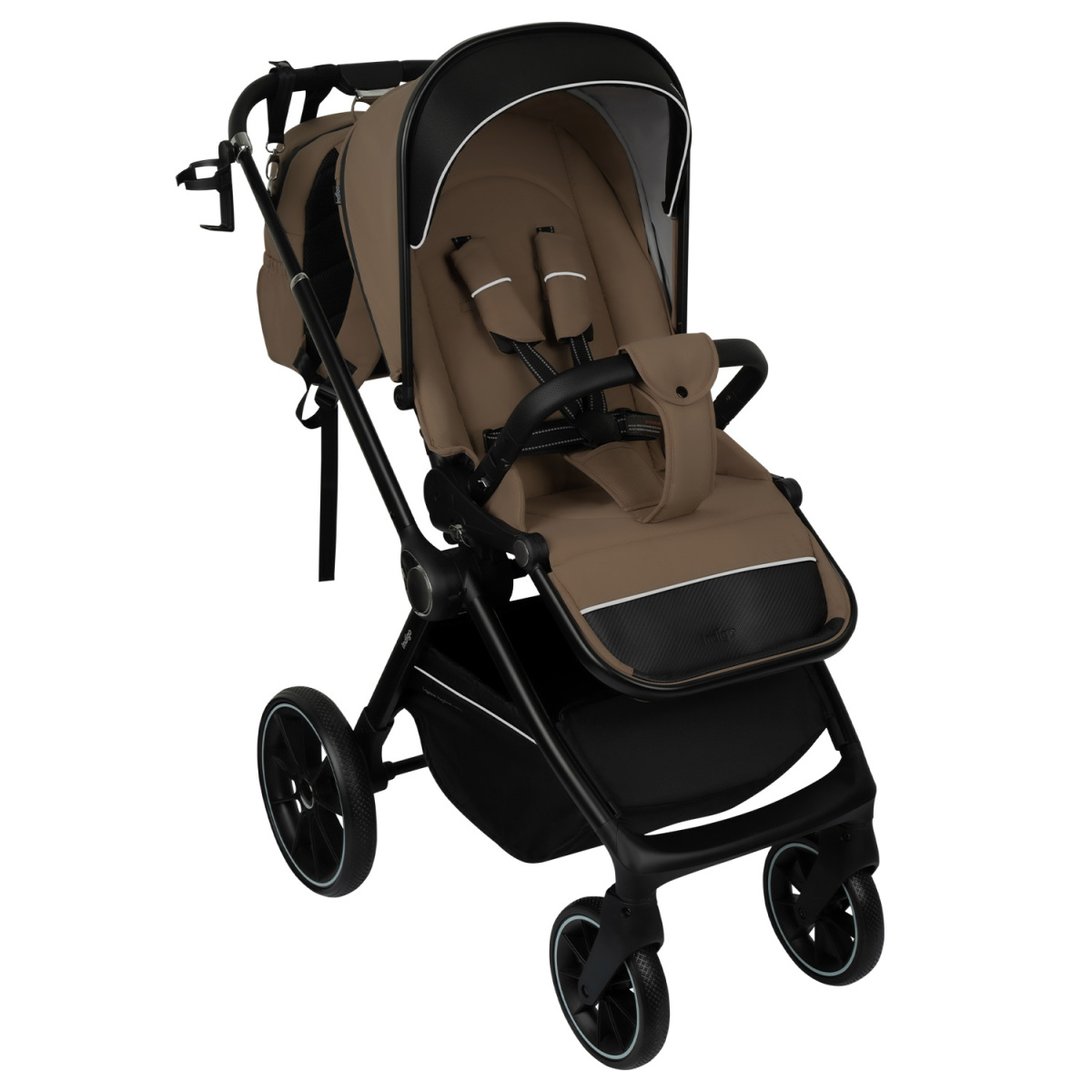Коляска прогулочная Indigo GLOSS темно-бежевый