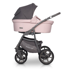 Коляска 2 в 1 Riko Basic Bella Pastel 03 розовый