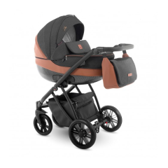 Коляска 2 в 1 Camarelo Zeo, Серый / Оранжевый