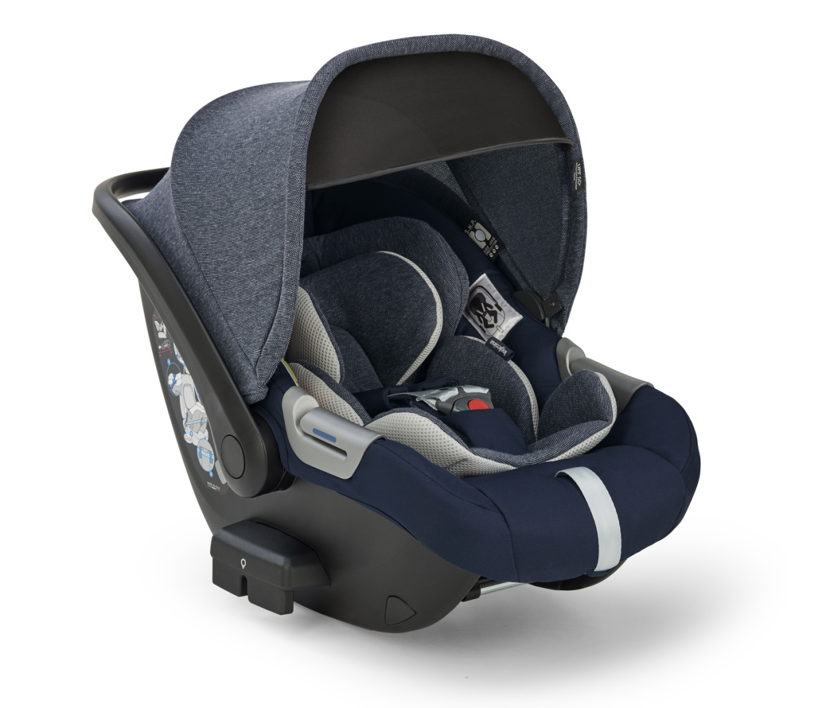 Коляска 3 в 1 Inglesina Electa с подставкой под люльку Stand Up,  Soho Blue