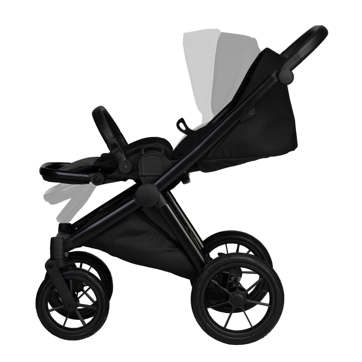 Коляска 2в1 Indigo SOLIO So 06 (черный)