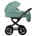Коляска 2 в 1 Indigo Barbara Eco Classic, Be 01 (Шалфей кожа)