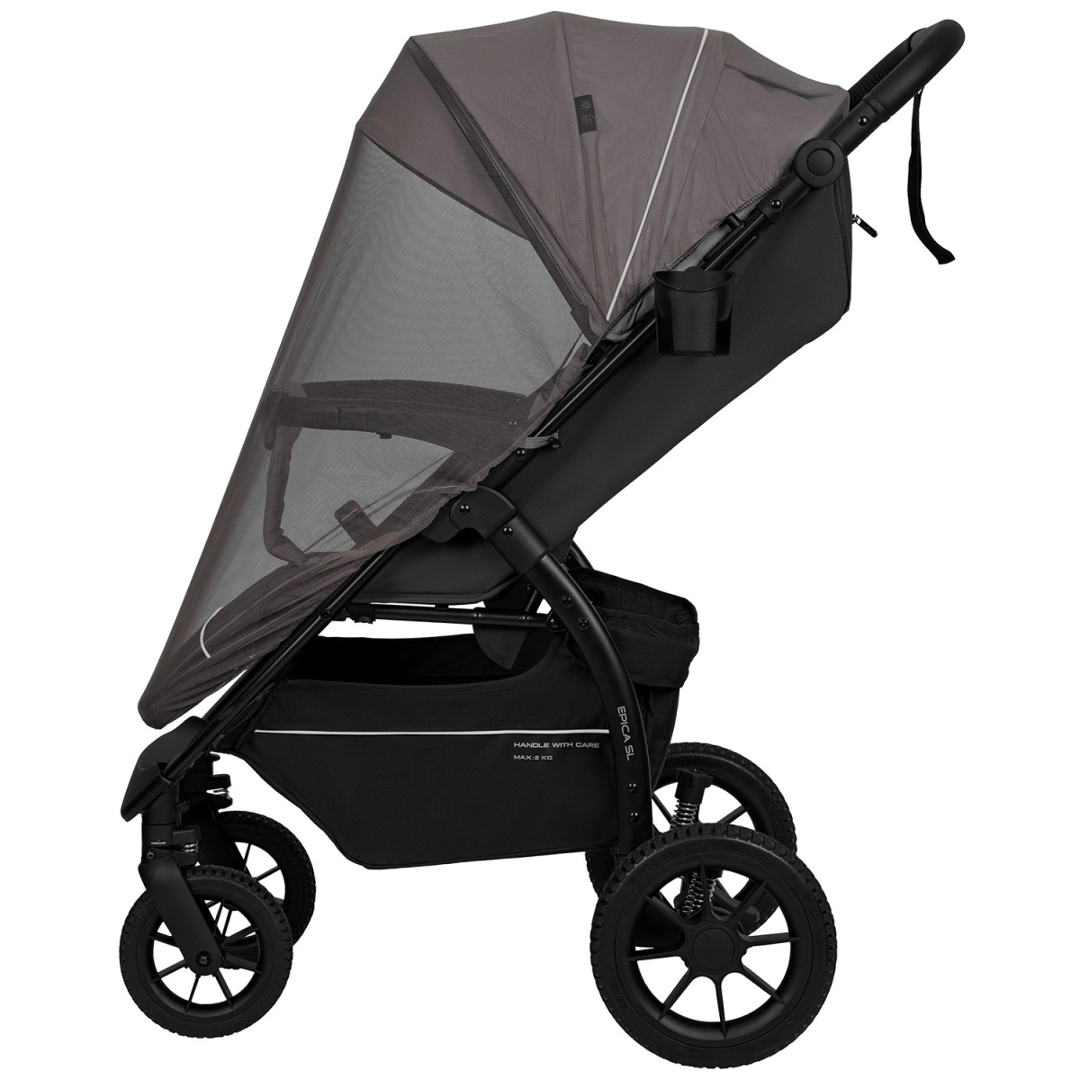 Коляска прогулочная Indigo EPICA SL, светло-серый