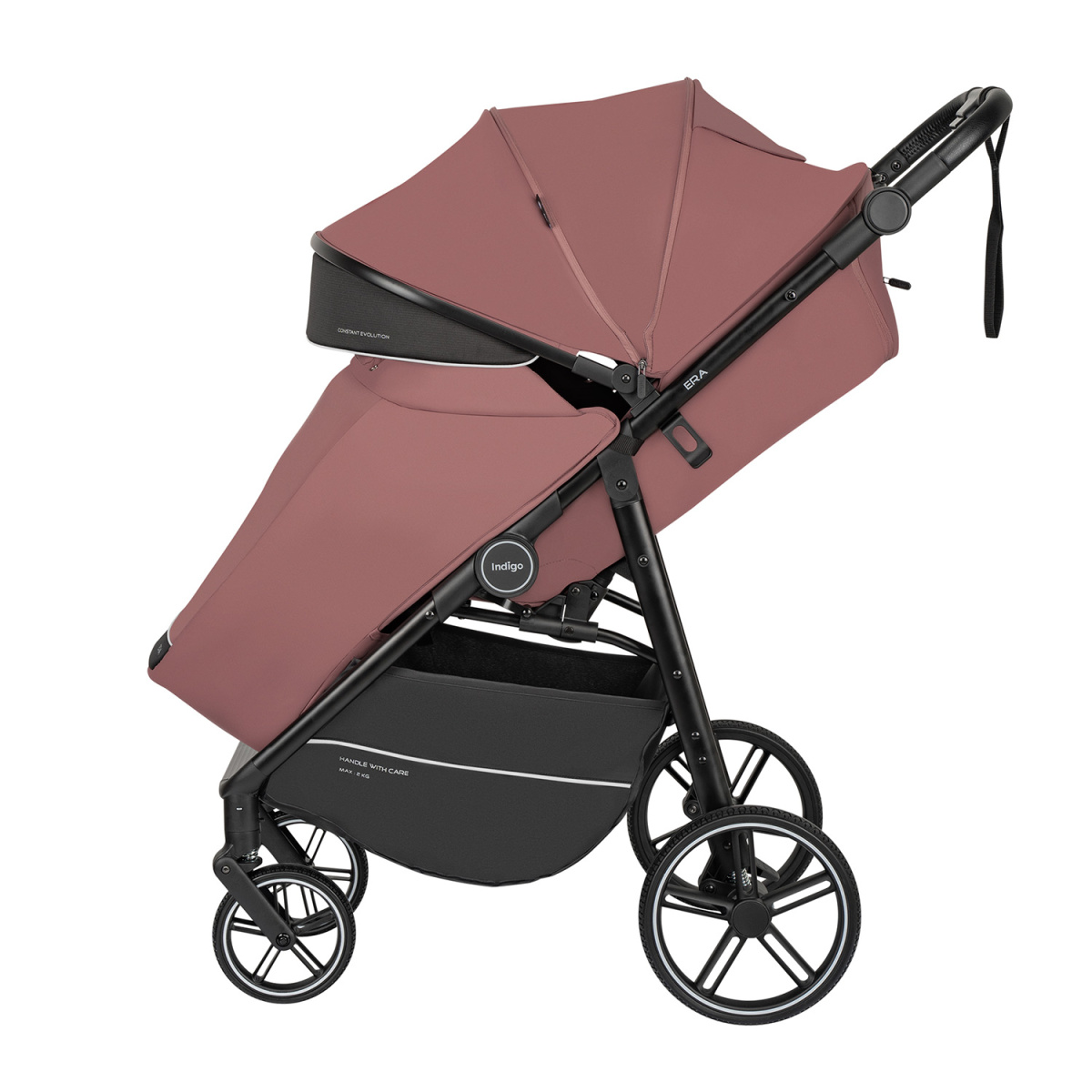 Коляска прогулочная Indigo ERA розовый