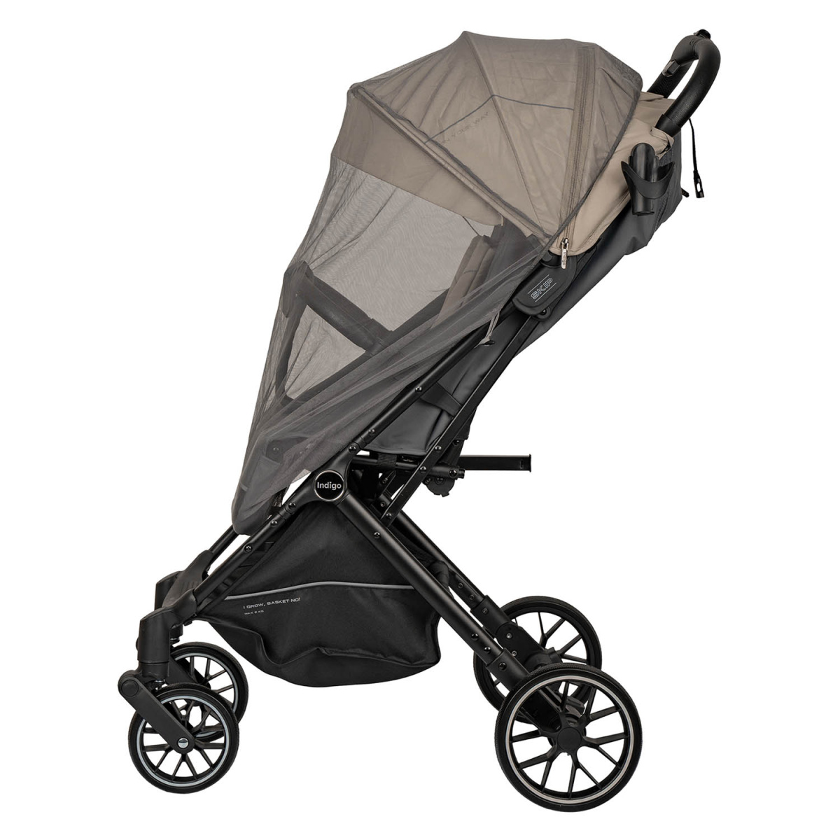 Коляска прогулочная Indigo SKIP бежевый