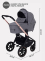 Коляска 2 в 1 MOWBaby ZOOM PU RA086 Gold Grey
