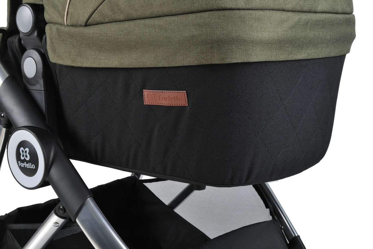 Коляска модульная 2 в 1 Farfello Cloud Baby CB (CB-11 Хаки)